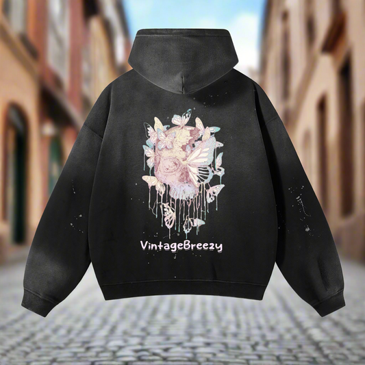 VintageBreezy Fleece Hoodie