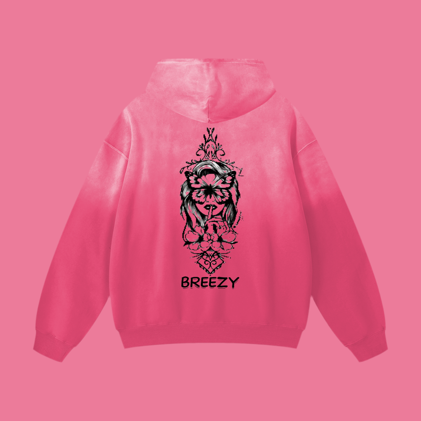 Vintage Breezy essential Oversized Hoodie
