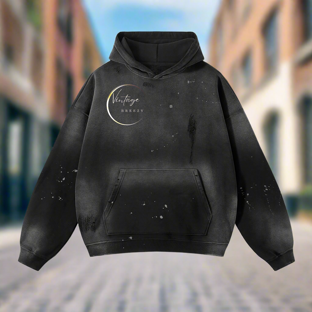 VintageBreezy Fleece Hoodie